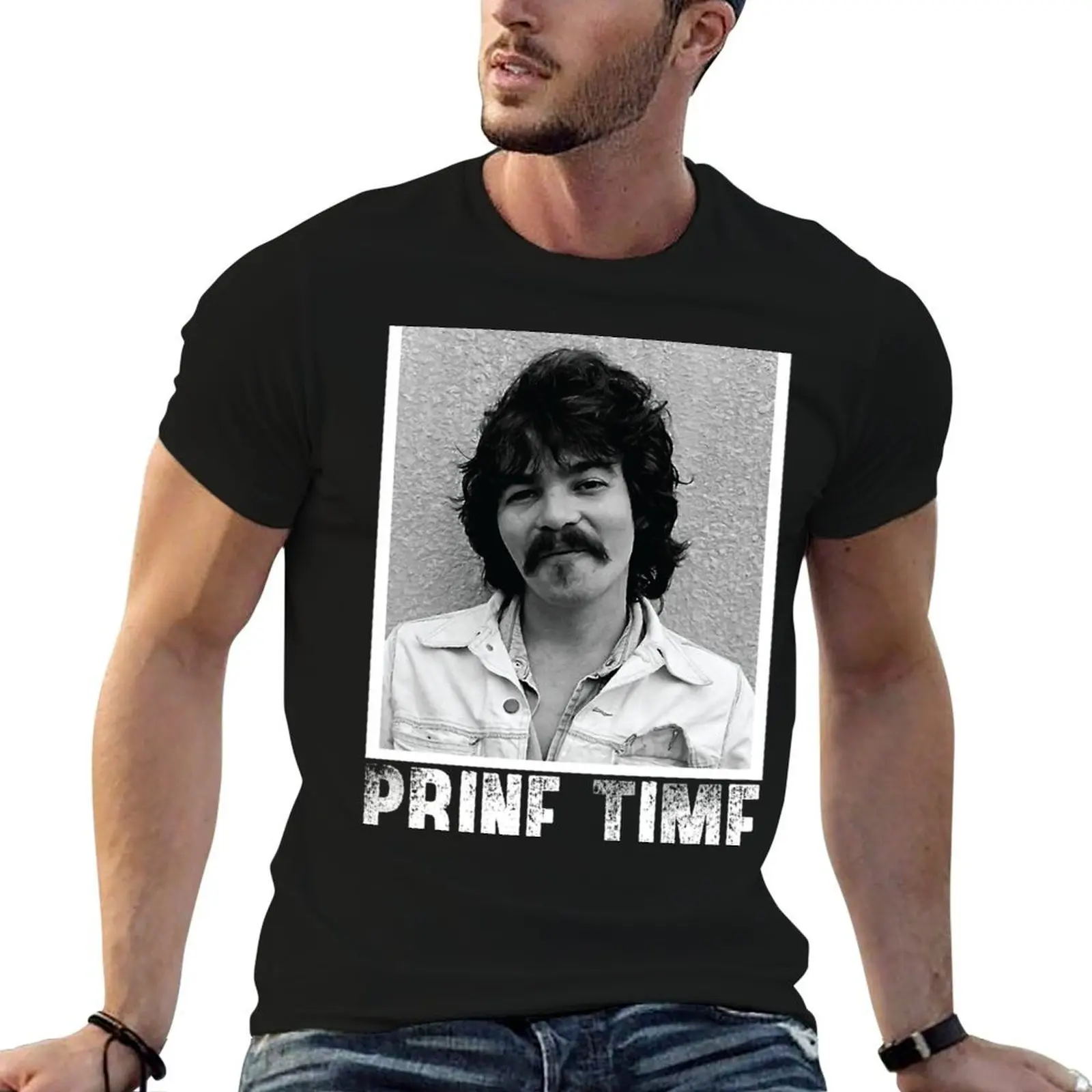 

John Prine - Prime Prine T-Shirt t shirts for man pack cotton t shirts for man graphic vintage T-Shirt