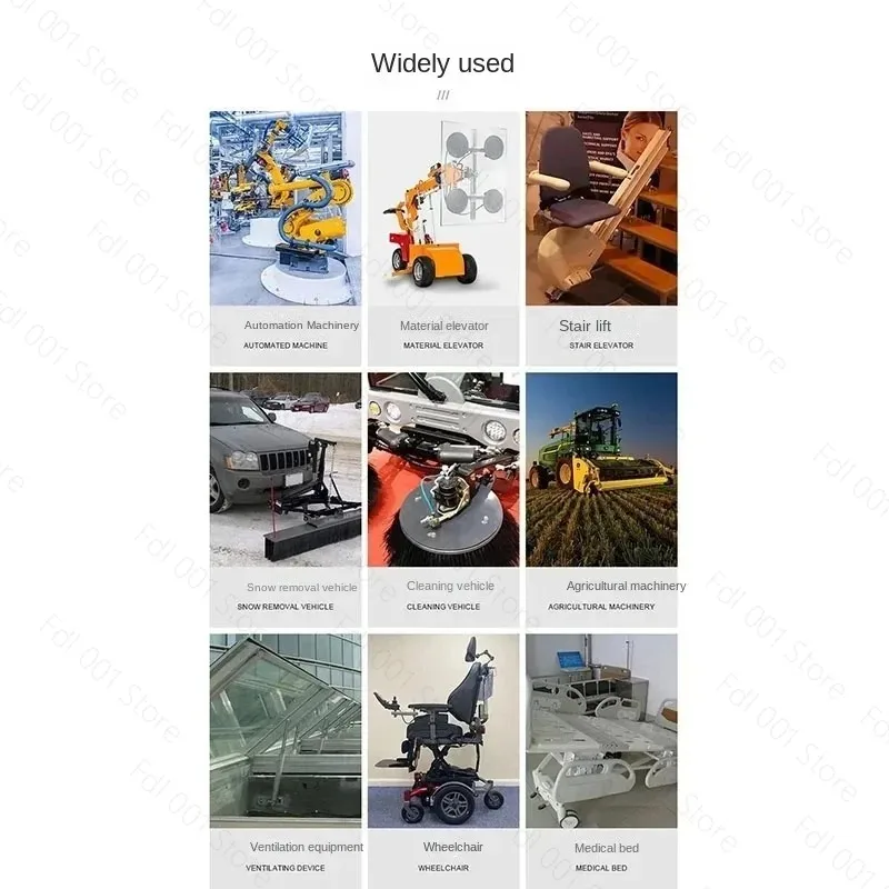 Electric Hydraulic Push Rod Industrial 8000N High Thrust DC Hydraulic Push Rod High Power Electric Push Rod