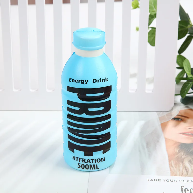 Emotion Stress Beverage Bottle Squishy for Adults Kids, Squeeze Sensory Fidget Toys, Stress Relief Toys for Party Favors Gift