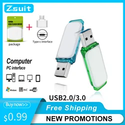 Chiavetta USB USB 2.0 Pen Drive 3.0 Chiavetta USB impermeabile da 128 GB 4 GB 8 GB 16G 32 GB 64 GB 256 GB Memory Stick Chiave di archiviazione USB U-disk