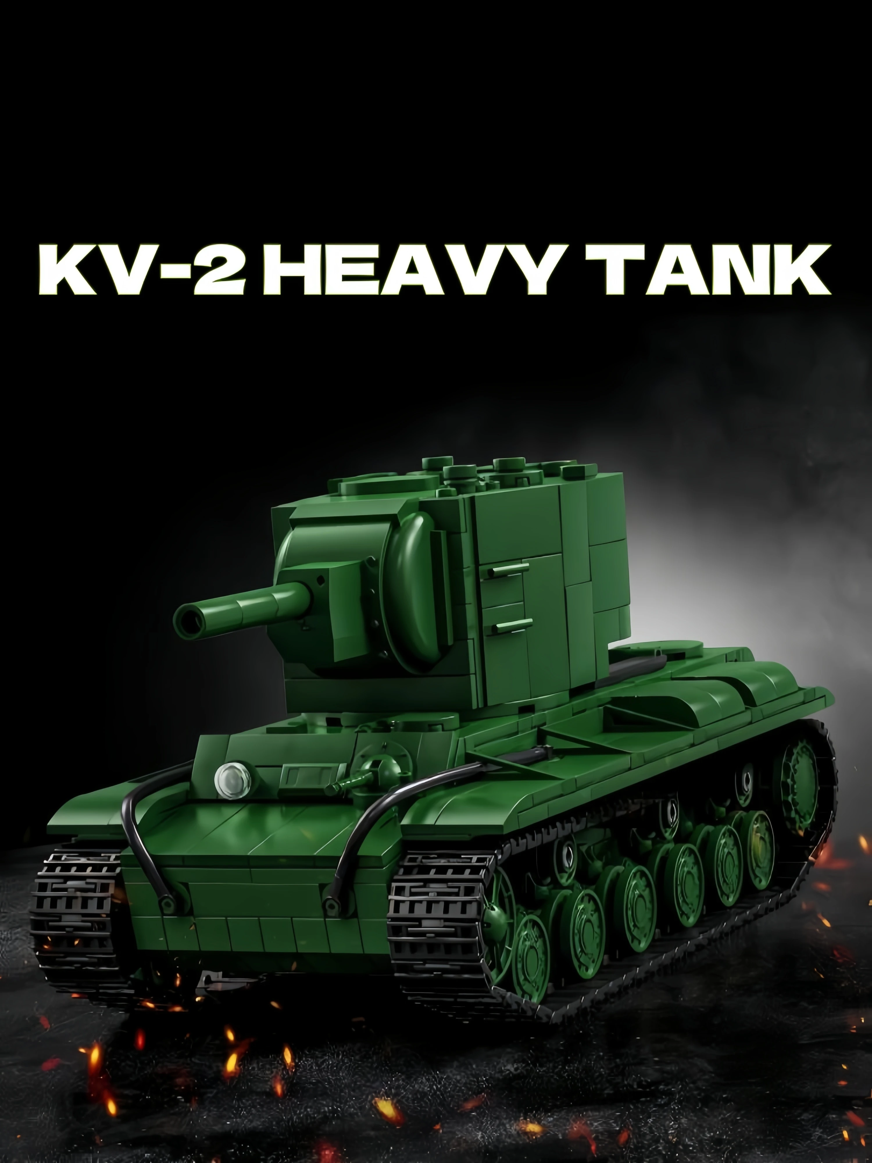 

Military Heavy Tank Building Blocks 1000+PCS Army Model Bricks with Movable Turret STEM Toys for Boys Birthday Gift