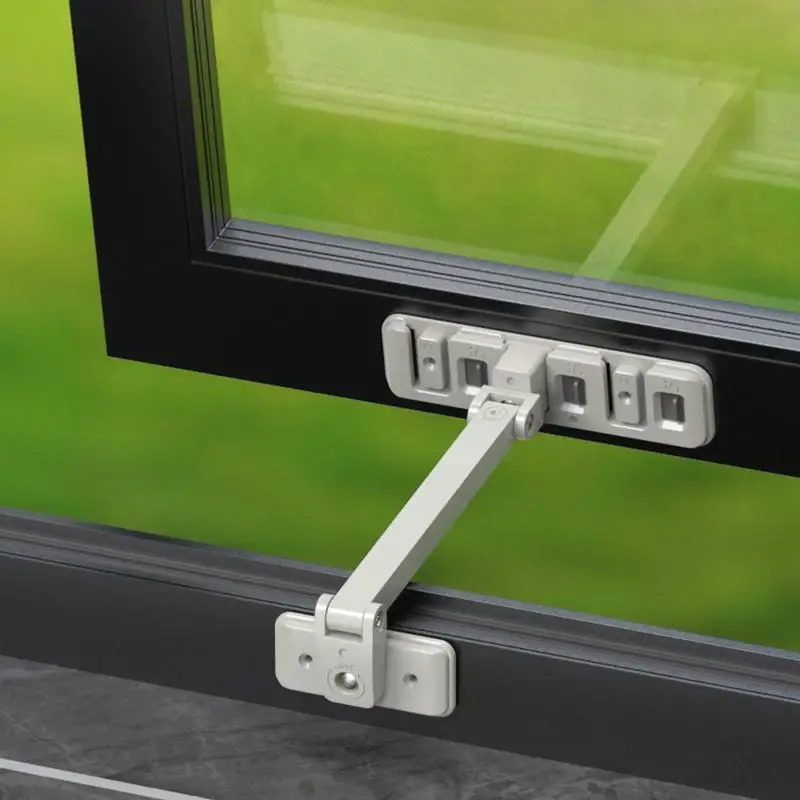 Baby Safety Window Lock Sturdy Window Restrictor No Key Required Simple Practical Window Locks For Enhanced Safety