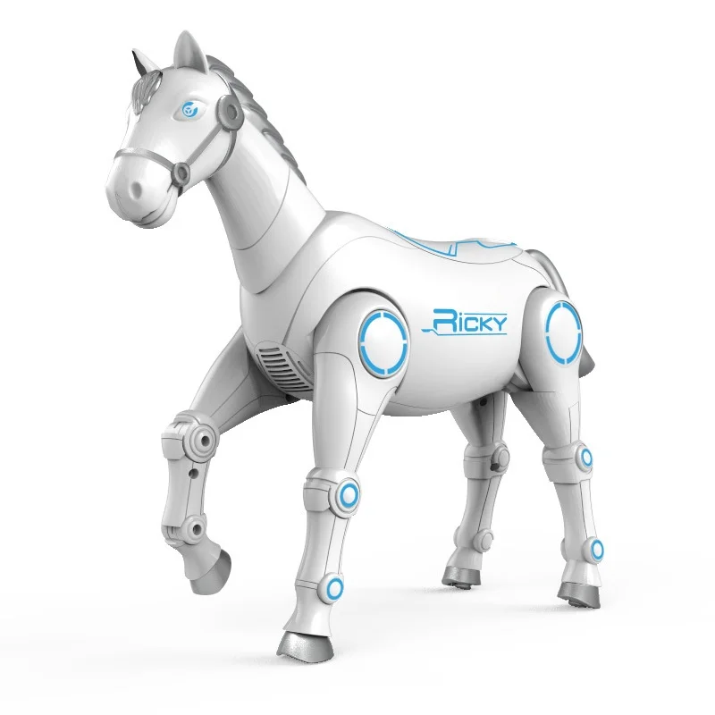 Intelligente Programmering Van Het Paard Met Afstandsbediening Zal Het Spraakgeactiveerde Robotspeelgoed Van Elektrische Pony 'S Lopen