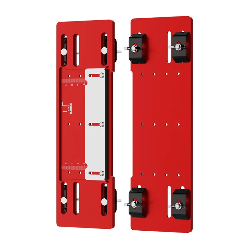 قاعدة آلة القطع 2 في 1، تصميم بدون مثقاب من سبائك الألومنيوم بسمك 8 مم متوافق مع قاعدة قطع النماذج السلكية واللاسلكية #1