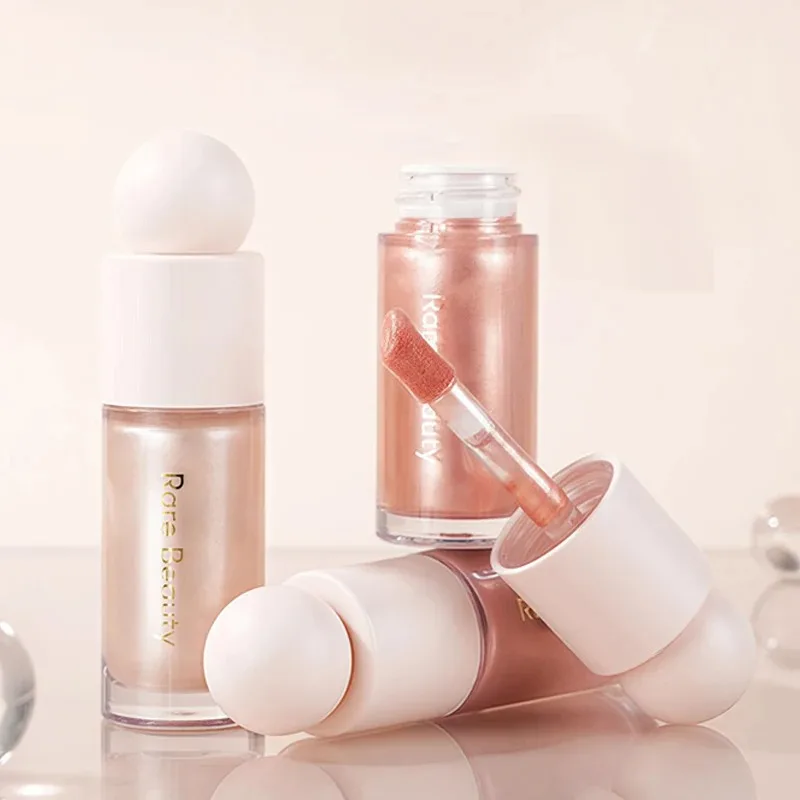 Iluminador Líquido Rare Beauty, Hidratante Duradero, Iluminador Facial y Corporal, Maquillaje, Control de Grasa, Polvo Compacto, Cosméticos