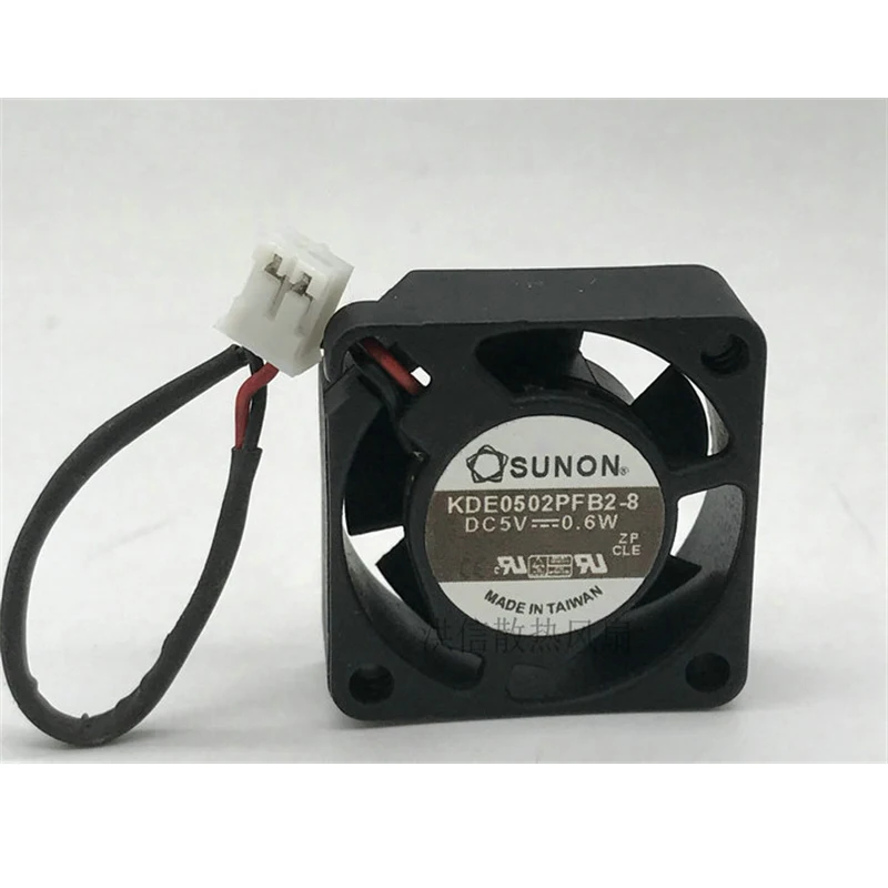 

1 шт. KDE0502PFB2-8 DC 5 В 0,6 Вт 25x25x10 мм 2-проводной охлаждающий вентилятор ﻿