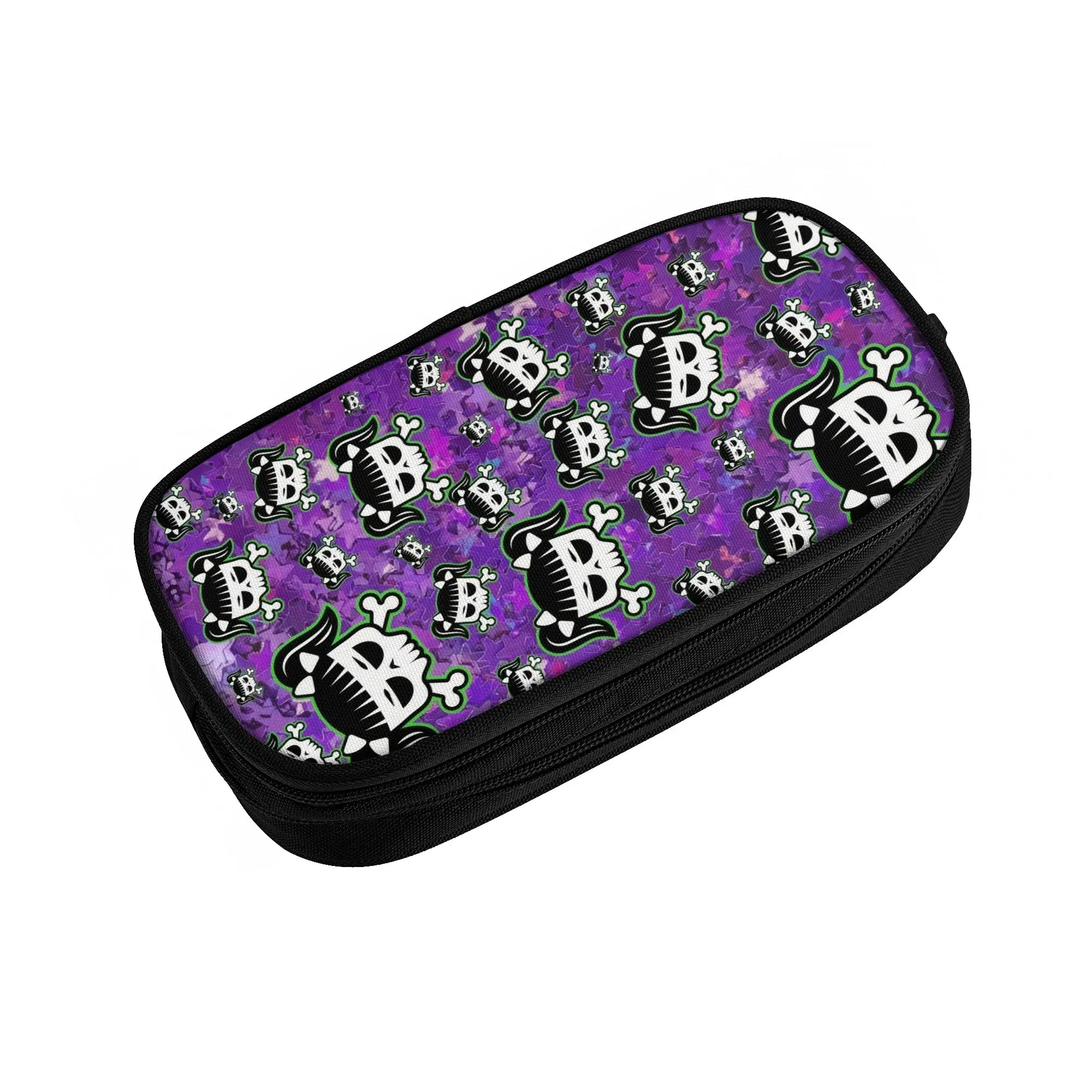 Cazzus Argentine rapper Cartoon  Korean Pencil Case Girls Boys Big Capacity  Pencil Box Students Stationery