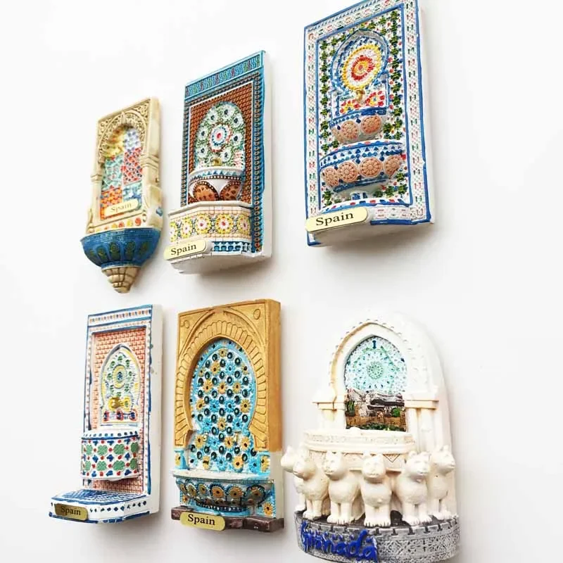 Alhambra Palace Granada Spain Magnet Refrigerator Sticker Spain Mirror Decorative Arts Crafts Travel Souvenir Collection Decor