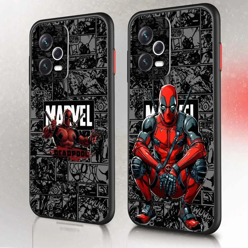 

Creative Deadpool Hot Art Phone Case For Xiaomi Redmi 114C 13C 13 12C 11A 10A K70 K60 K50 K40 K30 K20 Frosted Translucent