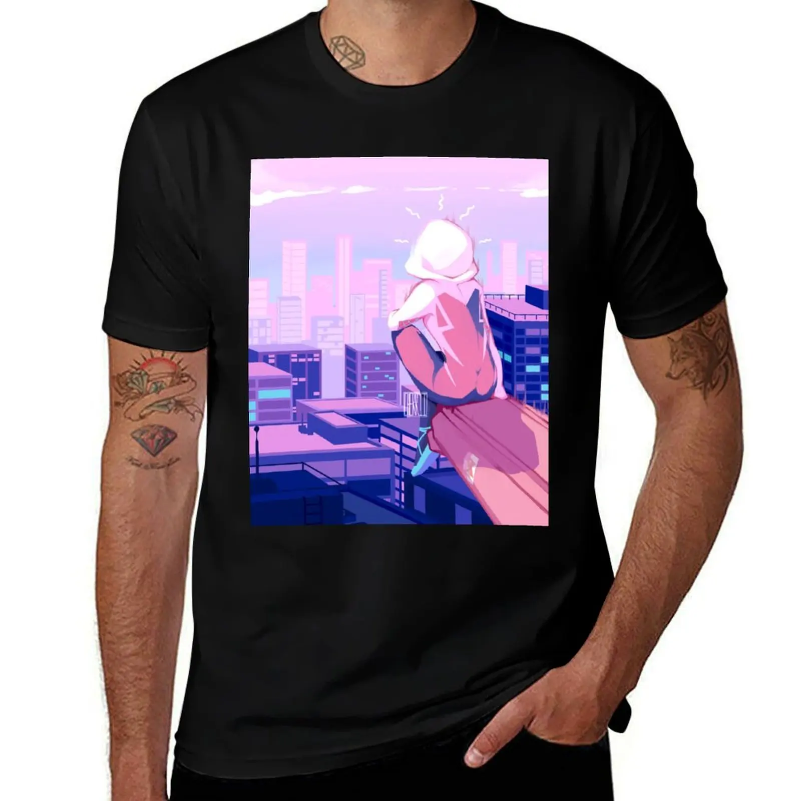 

another, another dimension T-Shirt man t shirts graphic cotton t shirts high quality T-Shirt