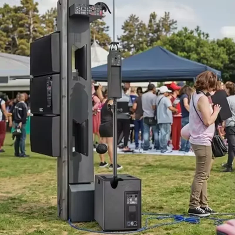 Factory High Quality Professional Sound System JH12 Active Arc-shaped Column Speaker System Line Array Speaker System