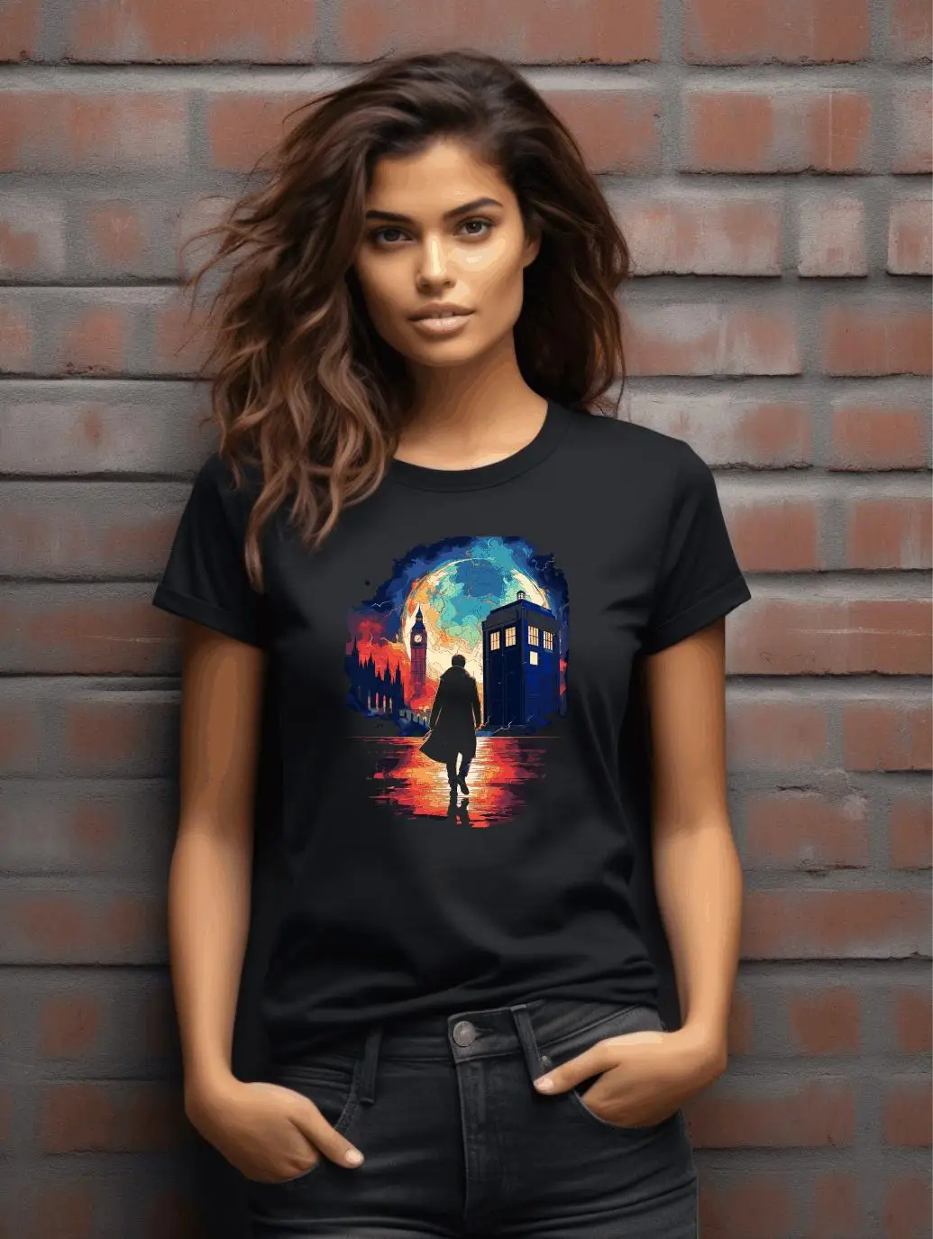 Este es un artículo imprescindible para los fanáticos de Doctor Who, una camiseta inspirada en el Doctor, una camiseta de un solo tipo