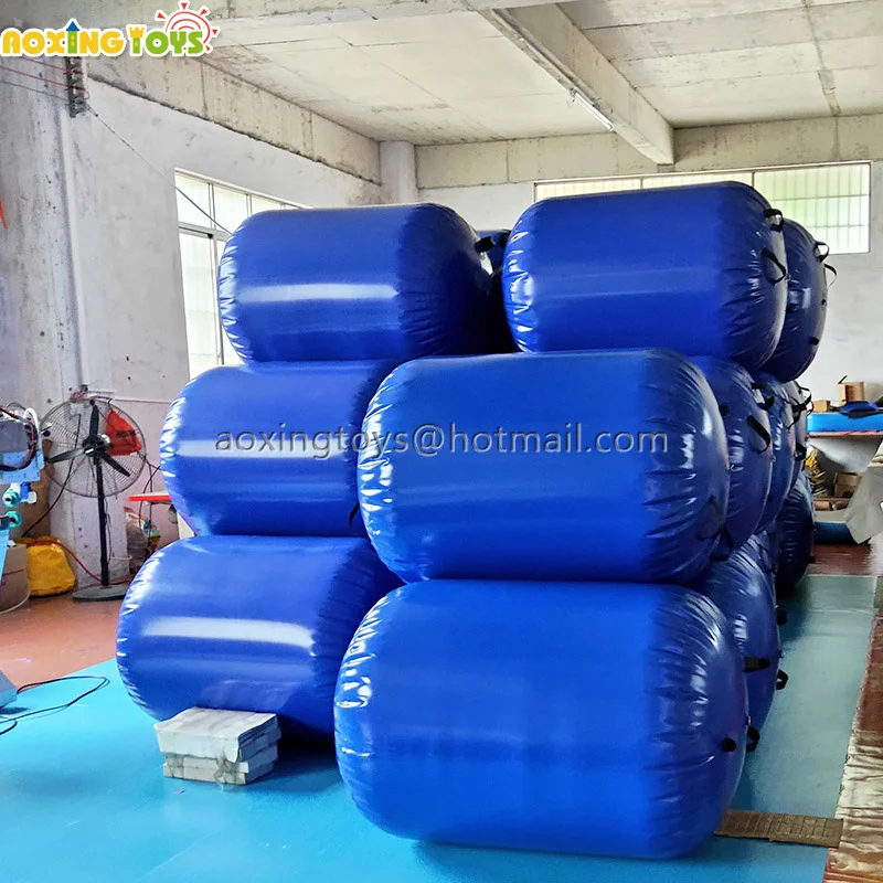 100X85CM gonfiabile ginnastica Mat Air Rolls formazione Roller ginnastica esercizio invertito Backflip rotonda colonna Tumbling per il bambino