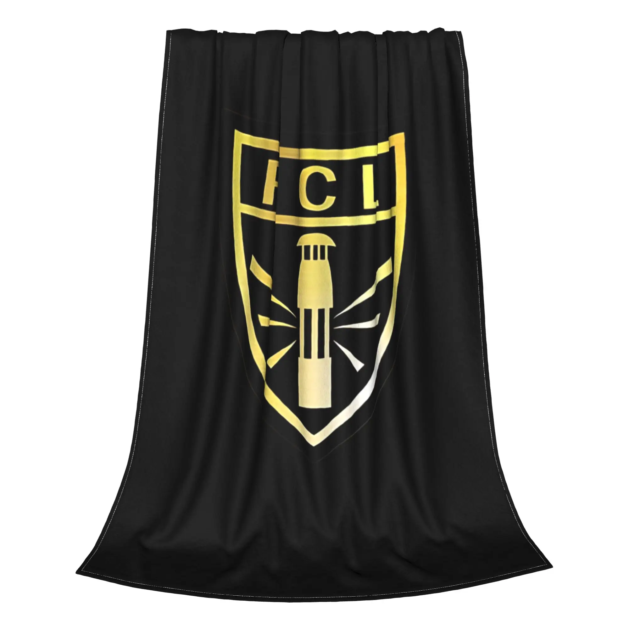 1PC Home Cute Room Decor football crest  Blanket Throw Blanket RC Lens Novelty Warm Blanket All Season