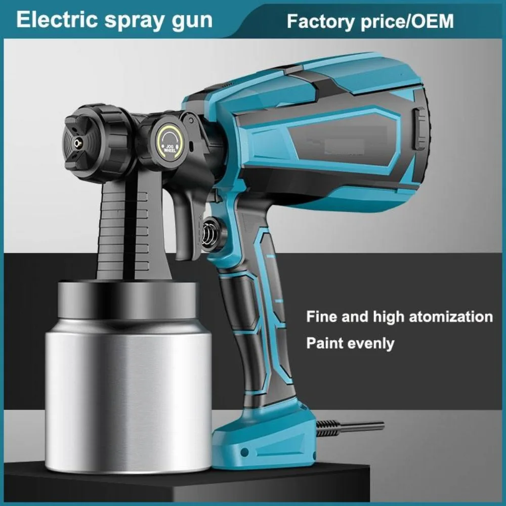 220V Electric Spray Gun Latex Paint Sprayer High-pressure Atomizing Spray Gun