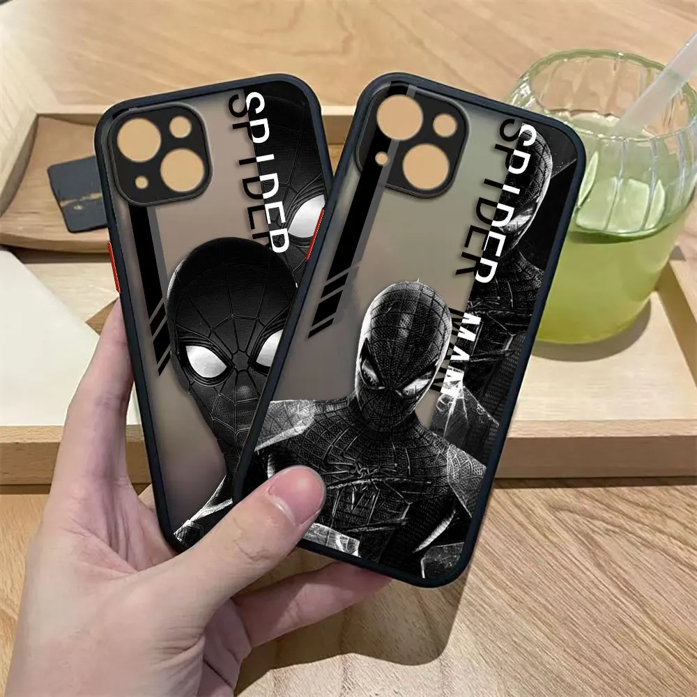 

Marvel Spider-Man Lron Man Matte Phone Case For VIVO S1 T1 V15 V17 V19 V20 V21 V21E V23 V25 V29 S15 V23E S12 V50 LITE GT Case