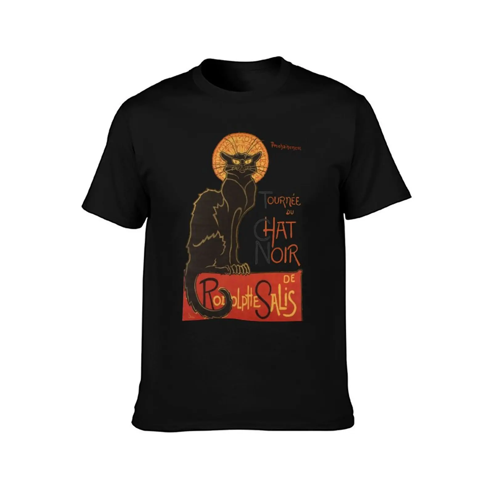 Le Chat Noir T-Shirt man t shirts graphic T-Shirt