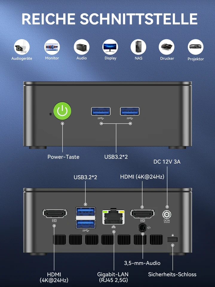 GMKtec NucBox G3 Pro ミニPC Core i3-10110U 8GB 256GB