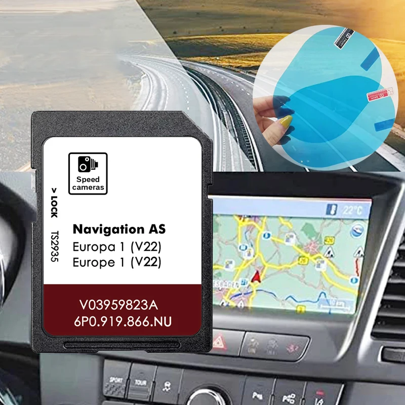 

for Seat Sat Nav UK Europe V22 2025 Naving 32GB SD Map Card Leon Navi System Update AS
