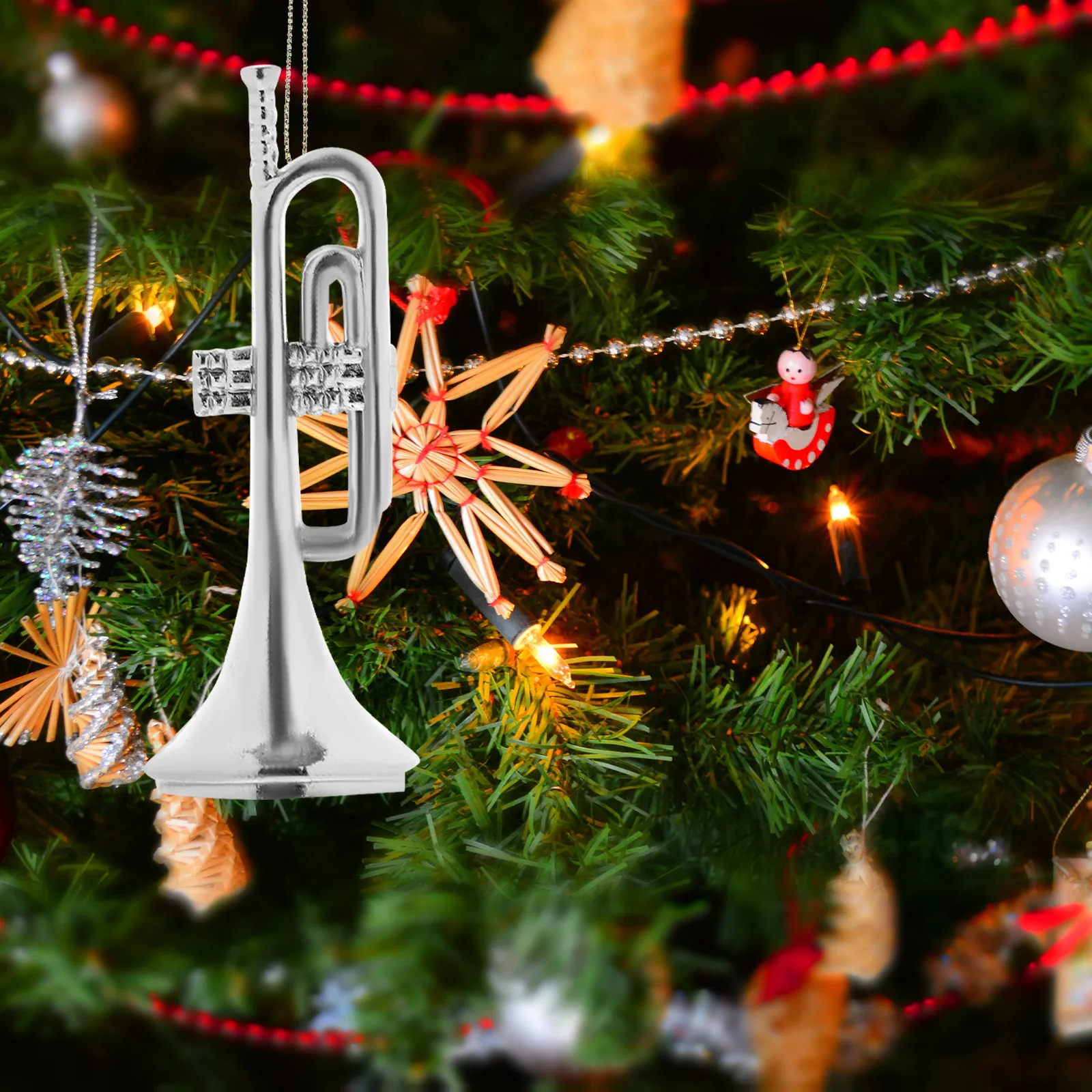 Musical Instrument Xmas Ornaments - 20 Pezzi Decorazioni per Albero di
