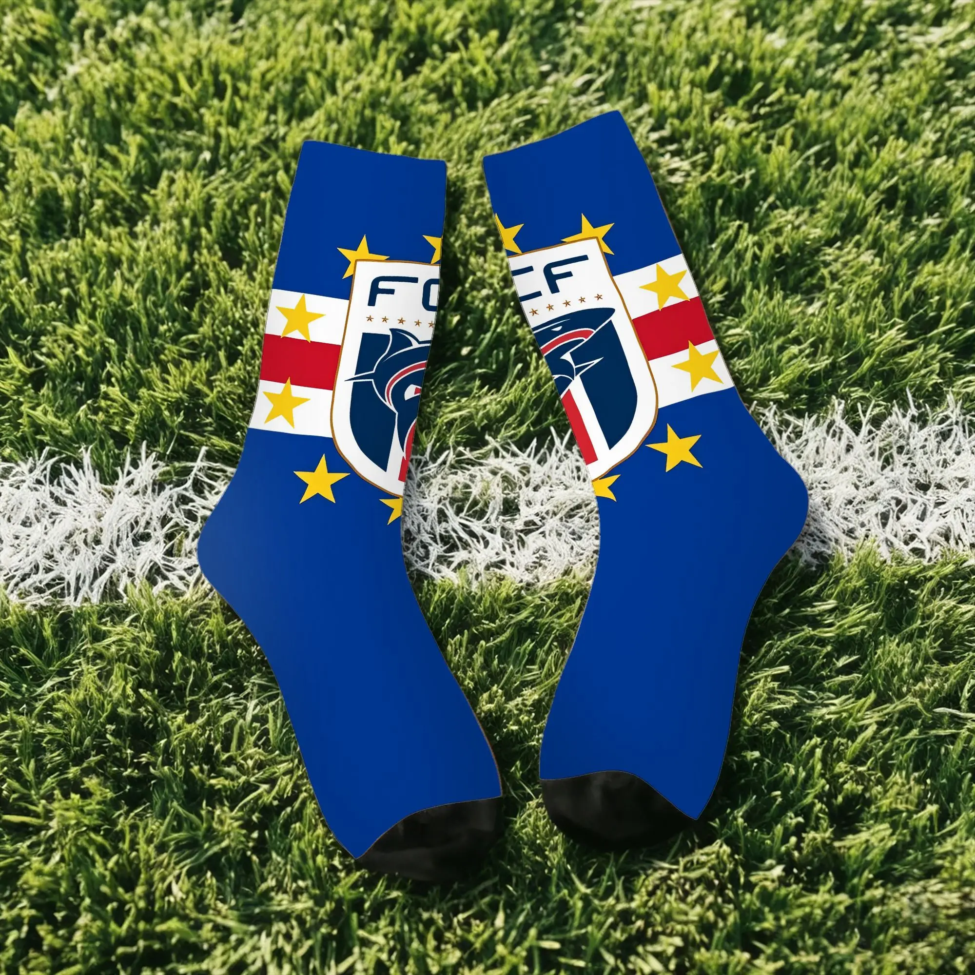 Hip Hop Retro Cabo Verde Crazy Men's compression Socks Unisex  Harajuku Pattern Printed Funny Sock Match Day Essentials