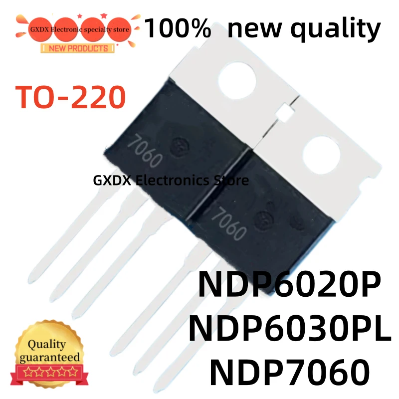 10-20-30 piezas 100% nuevas y de calidad NDP6020P NDP6030PL TO220 NDP7060 TO-220 Transistor de efecto de campo MOS