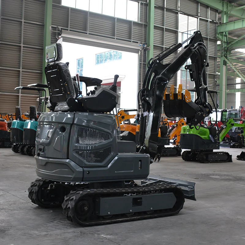 

Customizable high top 1.8 ton 2 ton mini hydraulic excavator small excavator drive arm swing