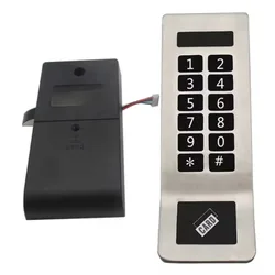 Electronic digital combination keypad cabinet locks with handle style for staff storage lockers