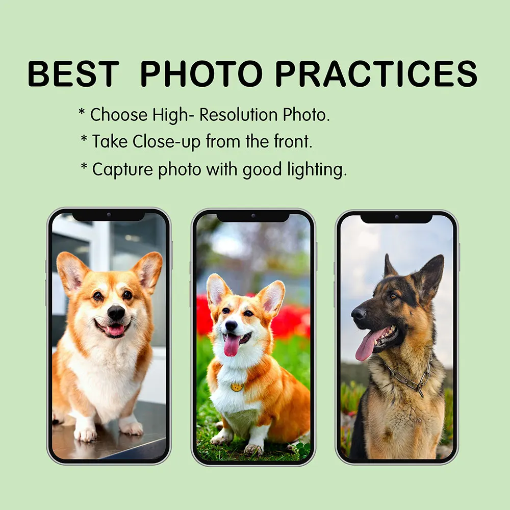 사진 수채화 캔버스 인쇄로 만든 맞춤형 애완 동물 초상화, 맞춤형 개 고양이 기념 선물, 무지개 다리 기념품 벽 장식