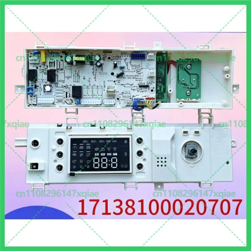 For Midea Export Inverter Drum Washing Machine Main Control Display Board 17138100010707 PCB Replacement Parts