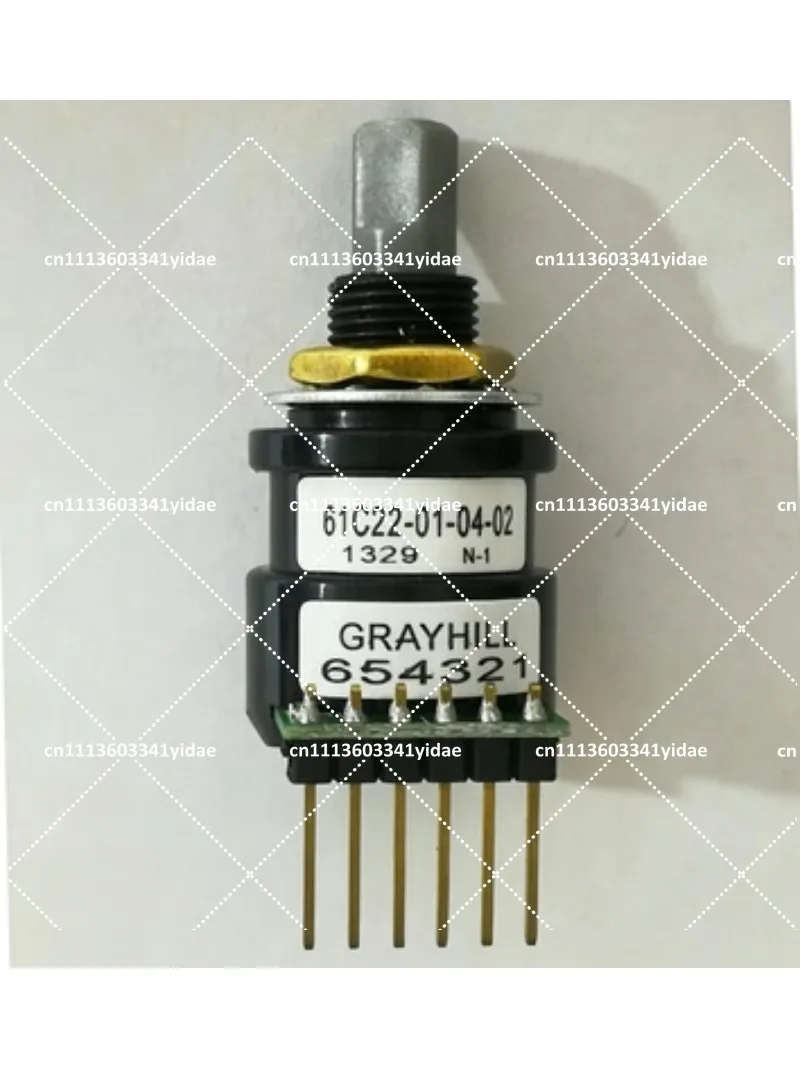 Rotary Encoder with Handle for Selfie Shuttle Control, 4-Position 2-Channel