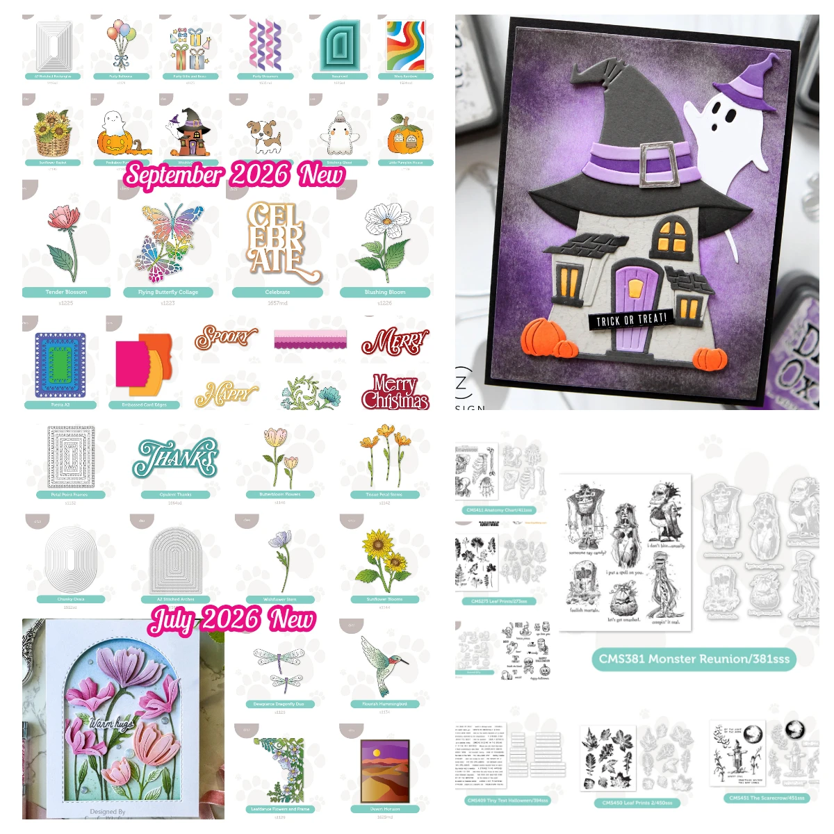 Tap Die Set - Witches Cottage Wafer Party Gifts and