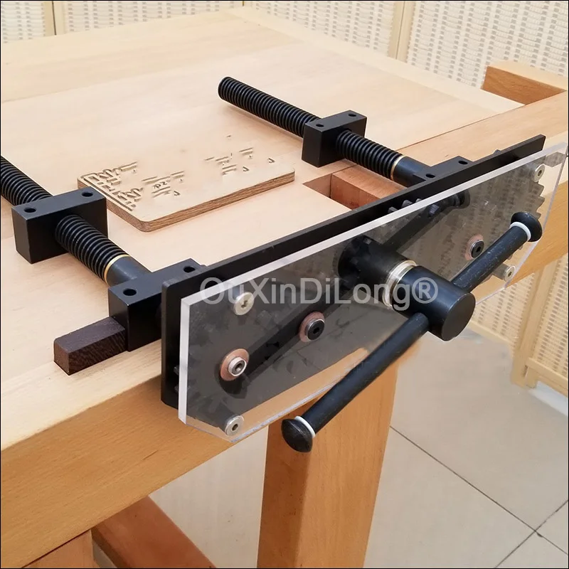 1 pz Heavy Duty 16 pollici lavorazione del legno banco da lavoro gamba morsa carpentiere morsetti carpentiere strumenti di fissaggio per Hardware in