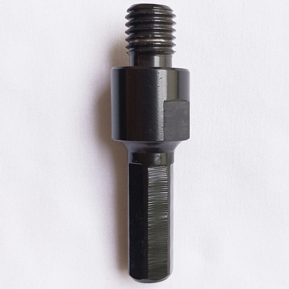 

1 Pcs Thread Adapter for Diamond Drill Core Bits Male M14 to Hex Shank Length 75mm Connection Convertor Construction Tools