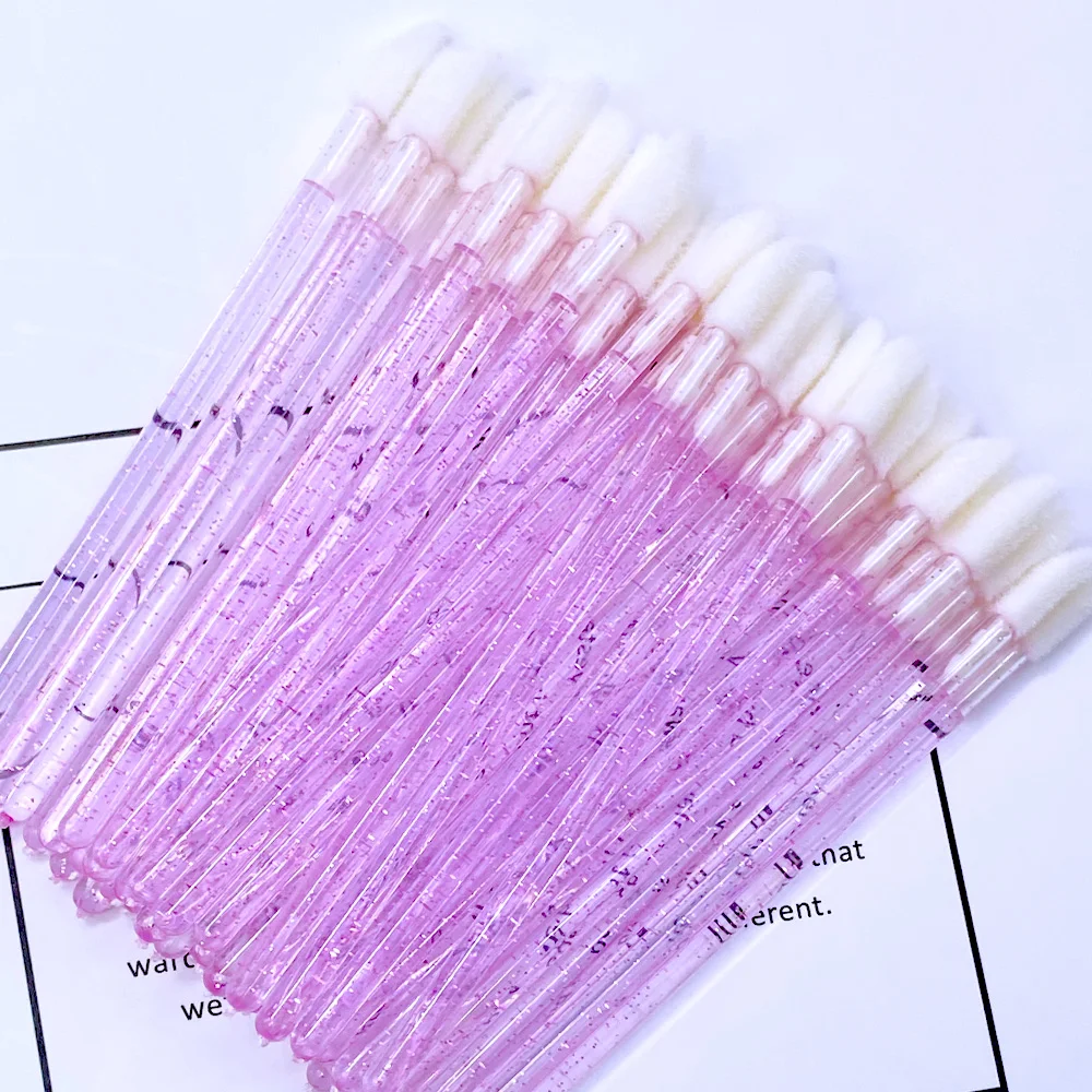 500 قطعة مجموعة فرش المتاح عصي الماسكارا الشفاه فرش Microbrush قضيب مسحة ل رمش تمديد الحاجب أدوات ماكياج