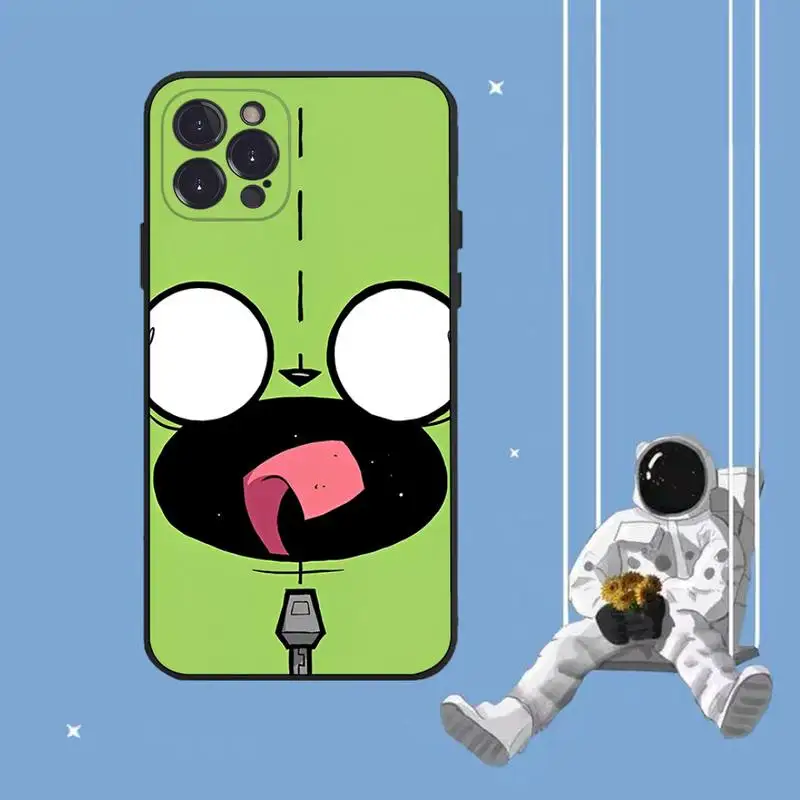 Invader Zim Phone Case For iPhone 8 7 6 6S Plus X SE 2020 XR XS 14 11 12 13 Mini Pro Max Mobile Case