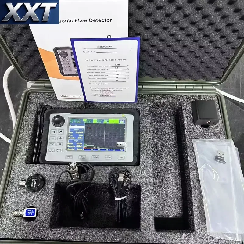 2026 Hot Sell XXT Handheld Ultrasonic Crack Inspection Meter LCD Screen 40dB High Resolution 0.6% Horizontal Linearity