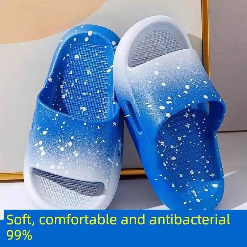 

Домашние тапочки для детей, нескользящие, из ЭВА, устойчивые к запаху, для мальчиков и девочек, летние, для малышей от 2 лет