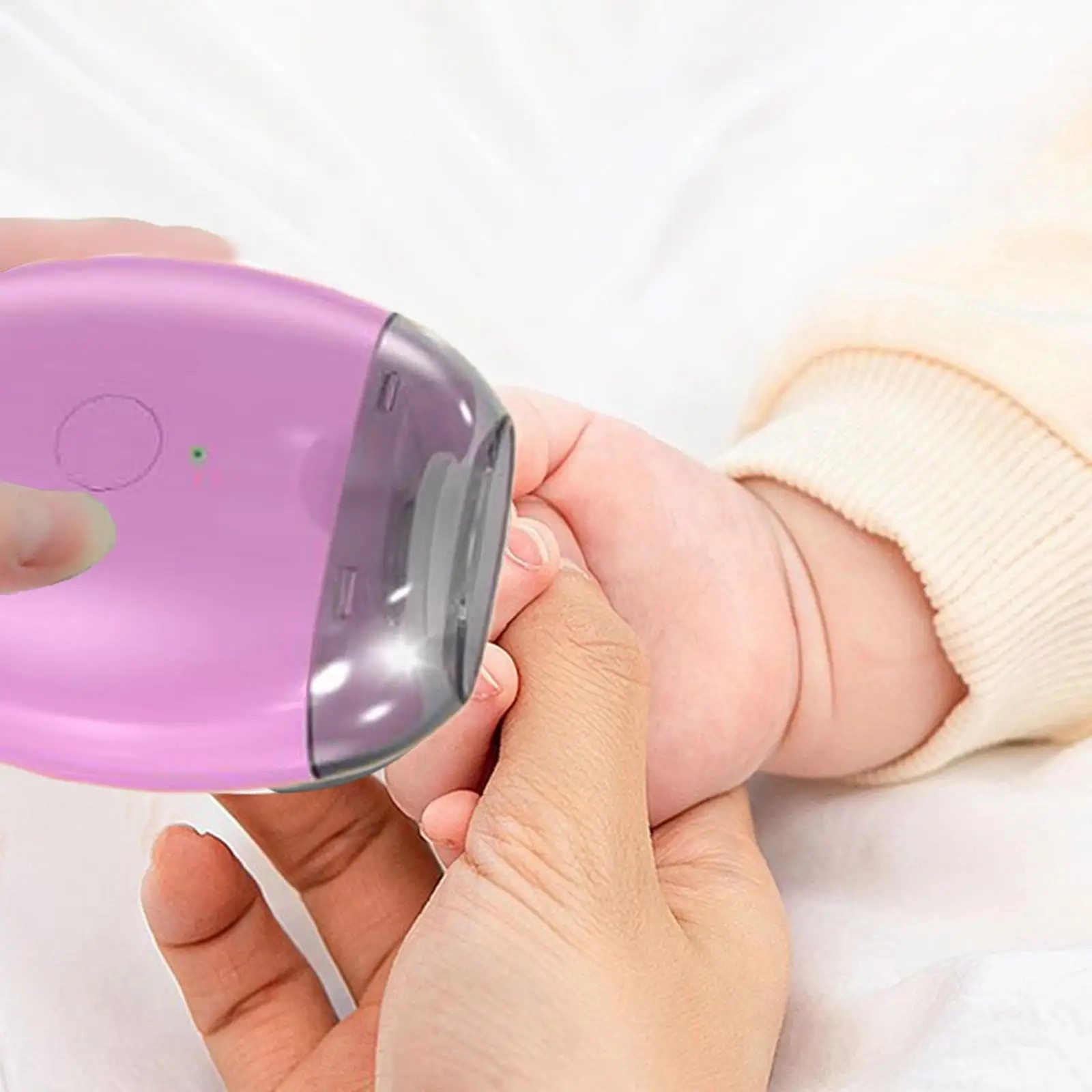 Electric Nail Clipper Comfortable Fingernail Cutter for Elderly Seniors Kids