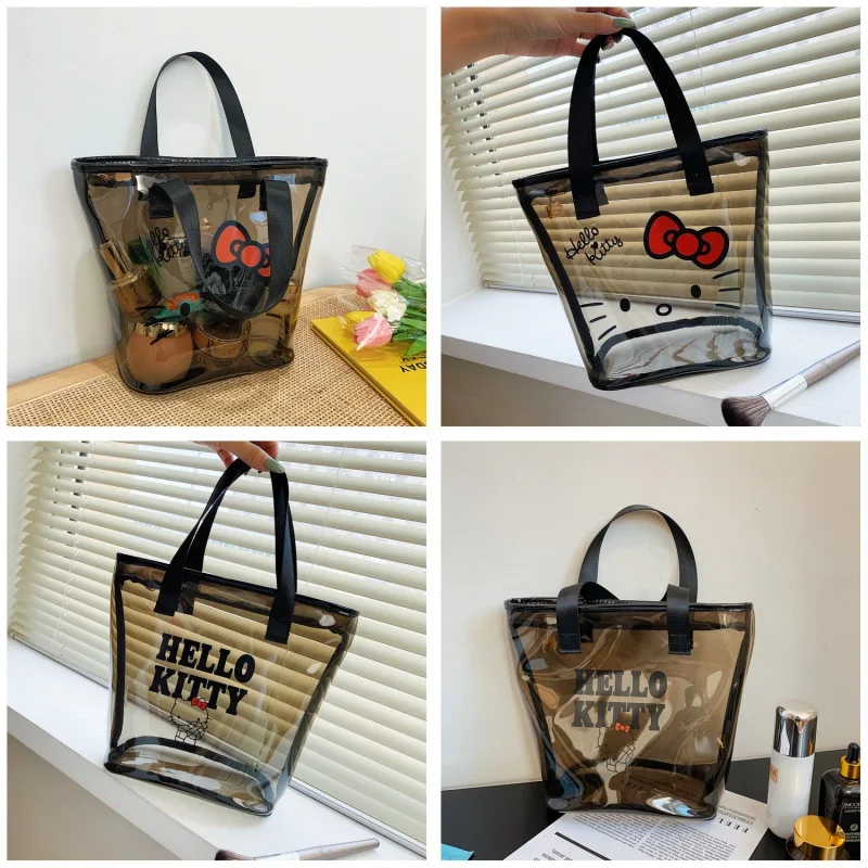 

Hello Kitty Bag Makeup Bag Cute Anime Female Accessories Versatile Underarm Single Shoulder Storage Kawaii Girl Gift Wholesale