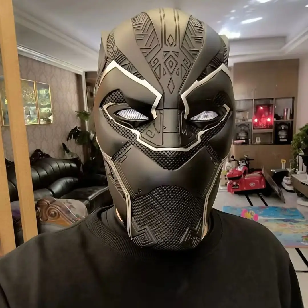 Marvel Customized  Black Panther Helmet 3D Print Based on Head Size Halloween Role Play Mask Costume for Adults Birthday Gift