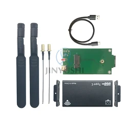 M.2 Adapter with enclosure (without modem) WIFI Type C  Antenna for all M.2 4G modem as EM7455 EM7565 EM06 EM12-G EM7430 ME906