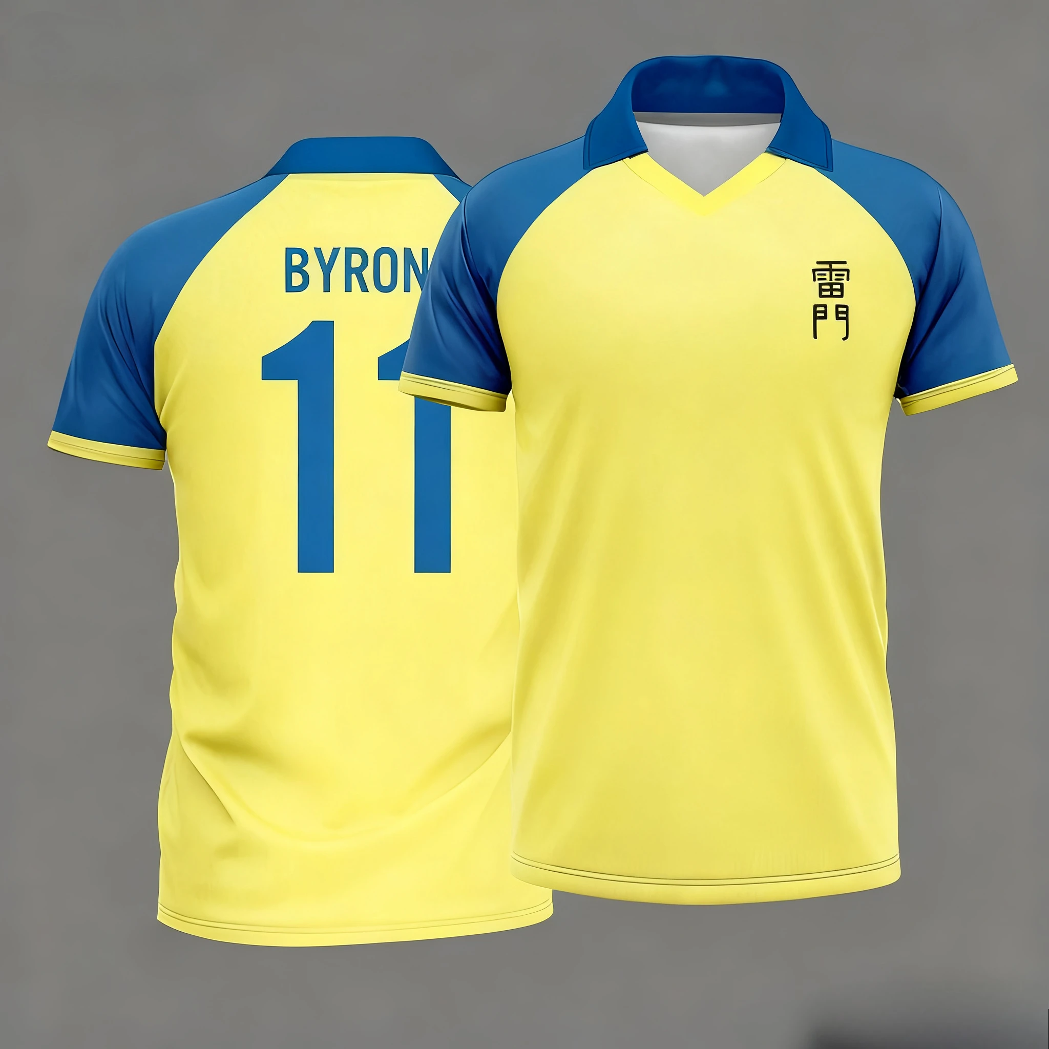 Japan Soccer Anime Polo Shirt Inazuma Eleven Kaio Boys Girls Clothes Sports Casual Breathable Quick-Drying Daily Training Top image 3