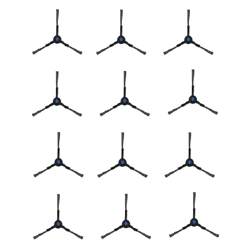 BAAG 12 Uds Cepillo Lateral para Ecovacs Deebot X8pro Plus piezas de aspiradora robótica cepillo lateral de repuesto