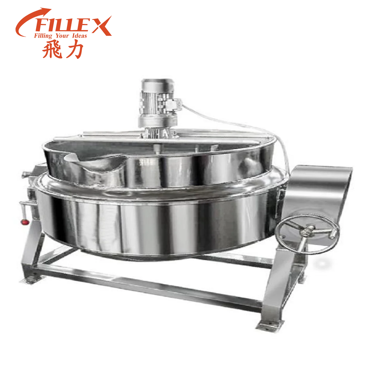 Steam Gas Heating Electric Heating jacketed kettle Food Grade boiling pan electrical heating electric cooking kettle