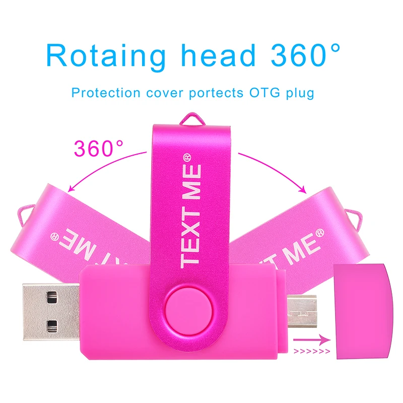 OTG usb2.0 USB Flash Memory Stick 16GB 32GB Pendrive 4GB 8GB 64GB USB Flash Drive For Computer/Android Phone 3 IN1OTG Type-c