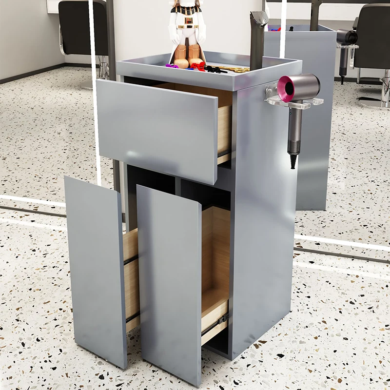 

Modern Barber Shop Trolley Simple Design Beauty Salon Dedicated Storage Cabinet Multi-layer Kapsalon Opbergkast Salon Furniture