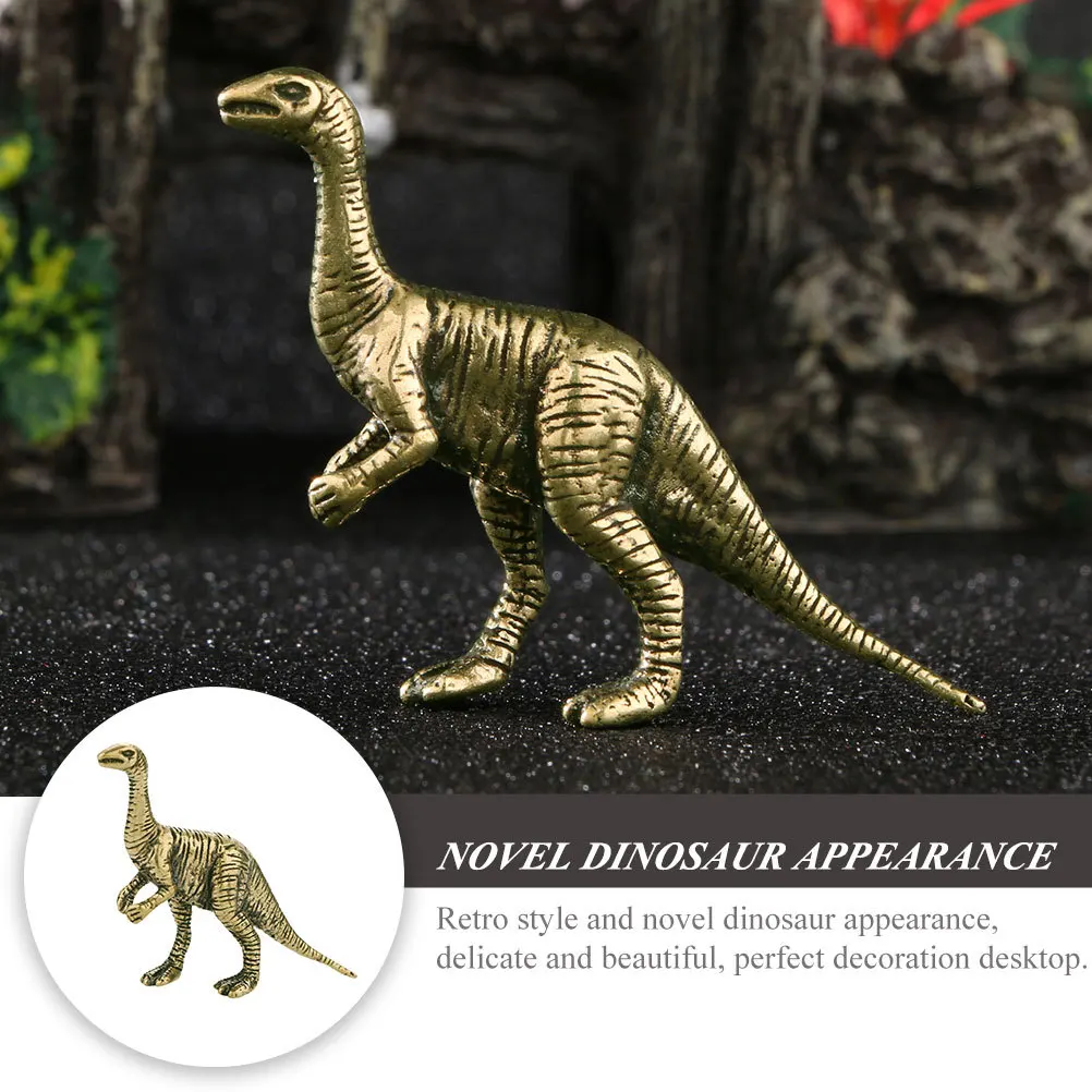 Ретро-статуэтка динозавра для декора стола