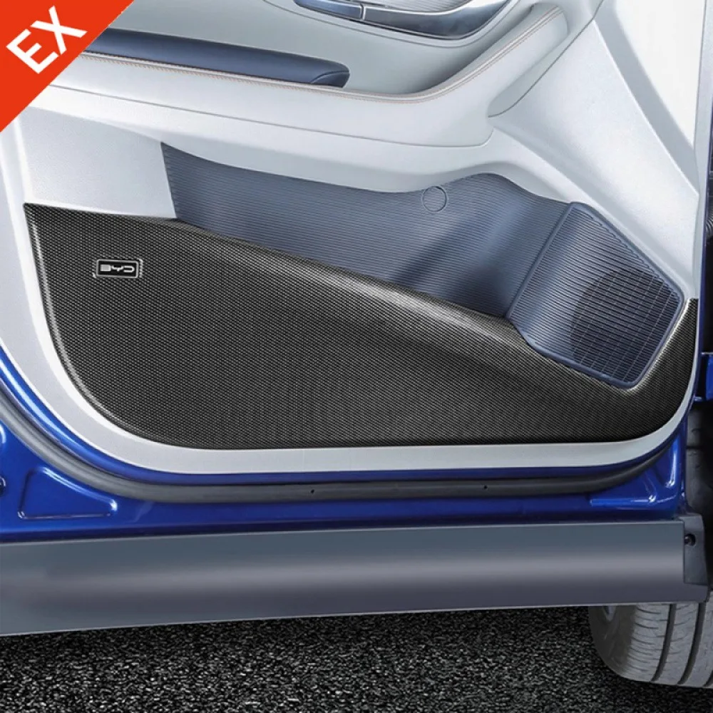 

﻿ For BYD Seal U DM-I 2023-2026 Accessories Car Door Anti Kick Hit Scratch Panel Frame Carbon Look Decoration Sticker Cover