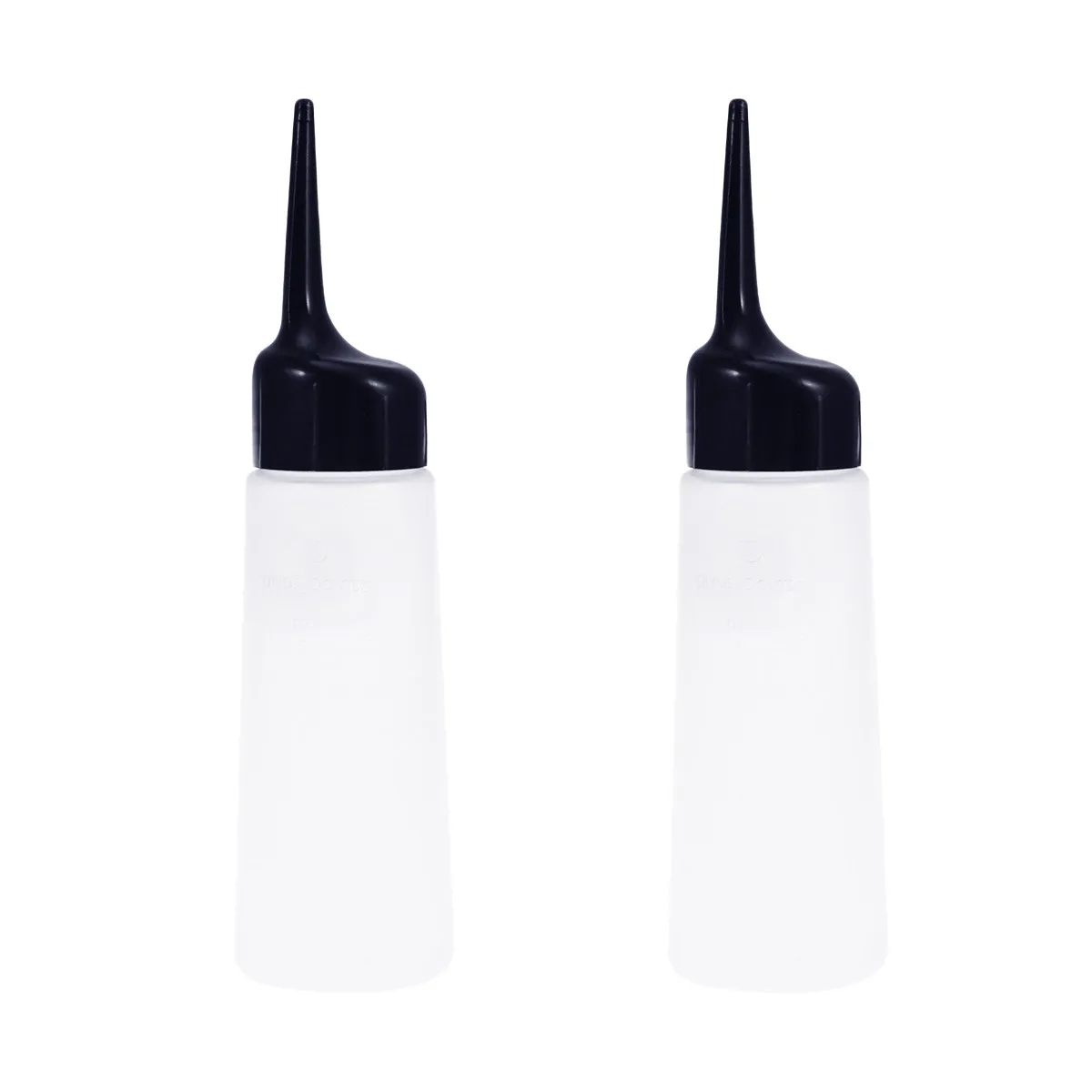 

Набор из 2 пластиковых контейнеров для парикмахерских инструментов, многоразовые прозрачные бутылки для домашнего и салонного использования, для краски для волос и шампуня